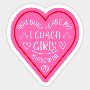 Cute Basketball Quote Art For a Girl Sticker